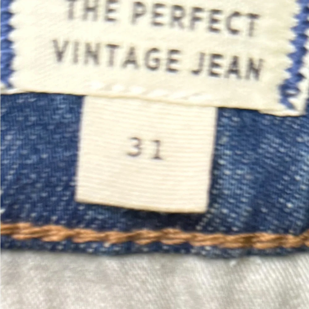 NEW Madewell Women's Straight Leg The Perfect Vintage jean in Haight finish